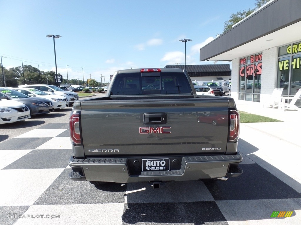 2017 Sierra 1500 Denali Crew Cab 4WD - Mineral Metallic / Cocoa/­Dark Sand photo #4