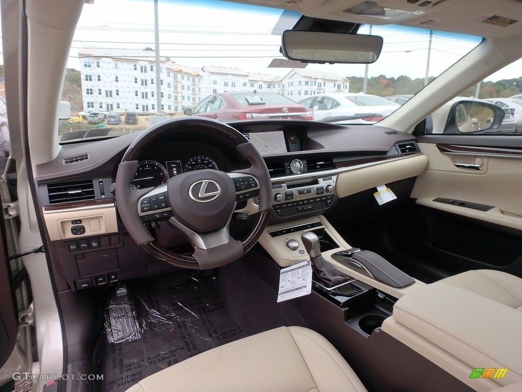 Parchment Interior 2018 Lexus ES 350 Photo #123147314