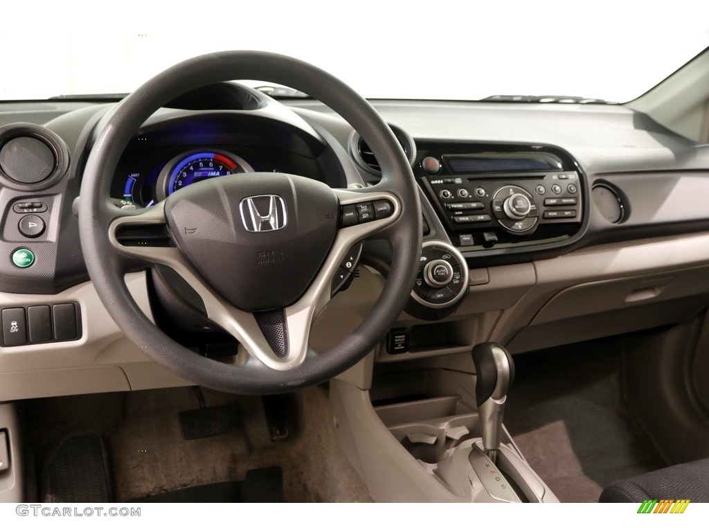 2010 Insight Hybrid EX - Alabaster Silver Metallic / Gray photo #7