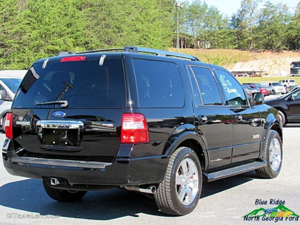 2007 Expedition Limited - Black / Charcoal Black/Caramel photo #5