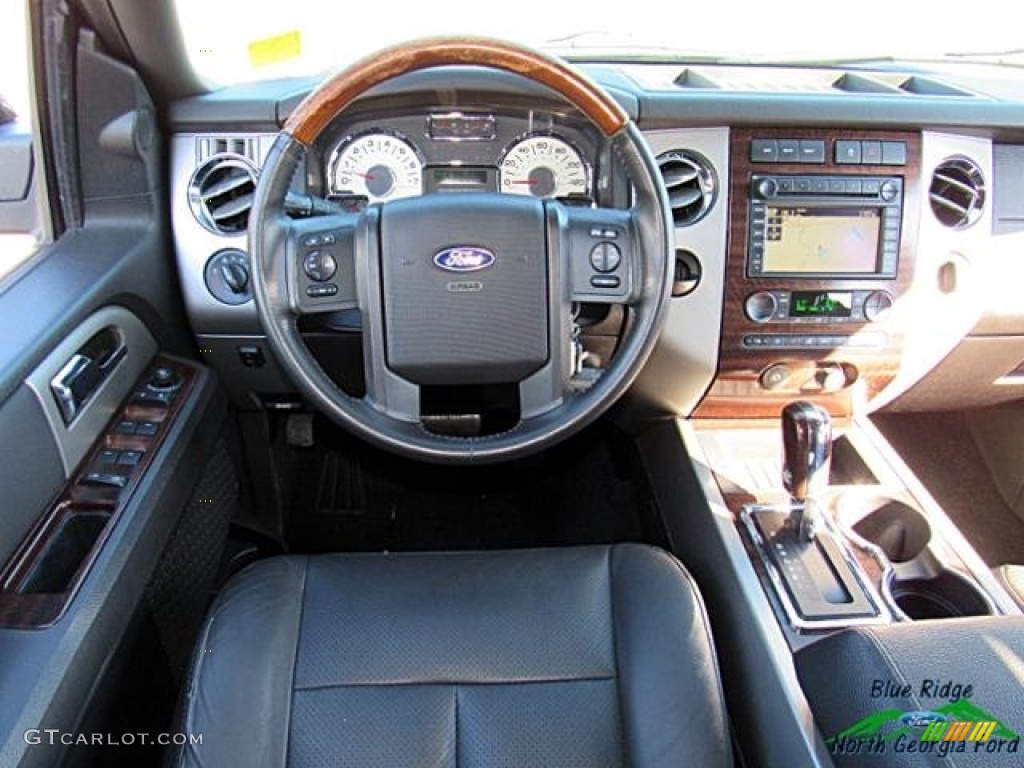 2007 Expedition Limited - Black / Charcoal Black/Caramel photo #19