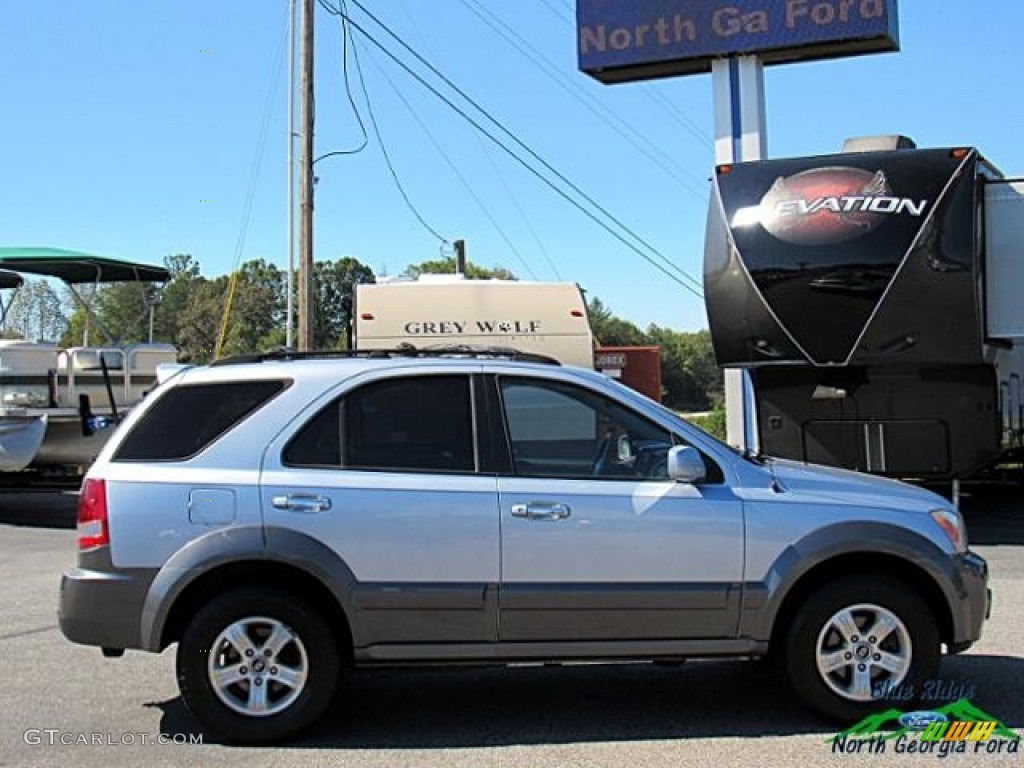 2005 Sorento EX - Ice Blue Metallic / Gray photo #6