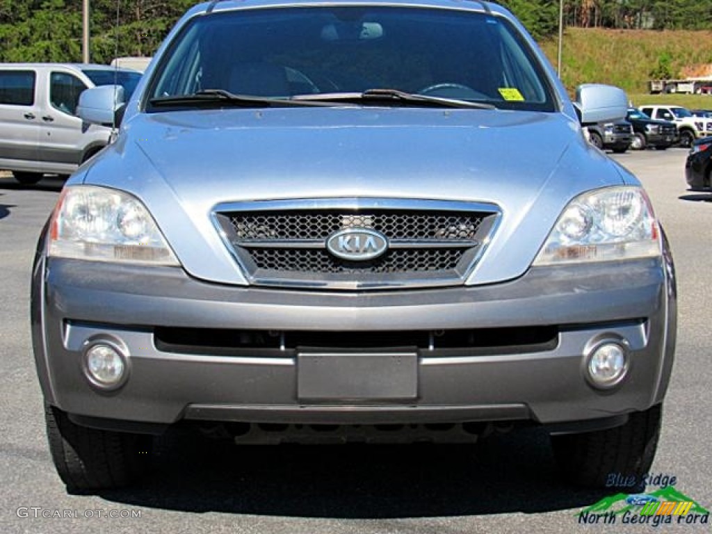 2005 Sorento EX - Ice Blue Metallic / Gray photo #8