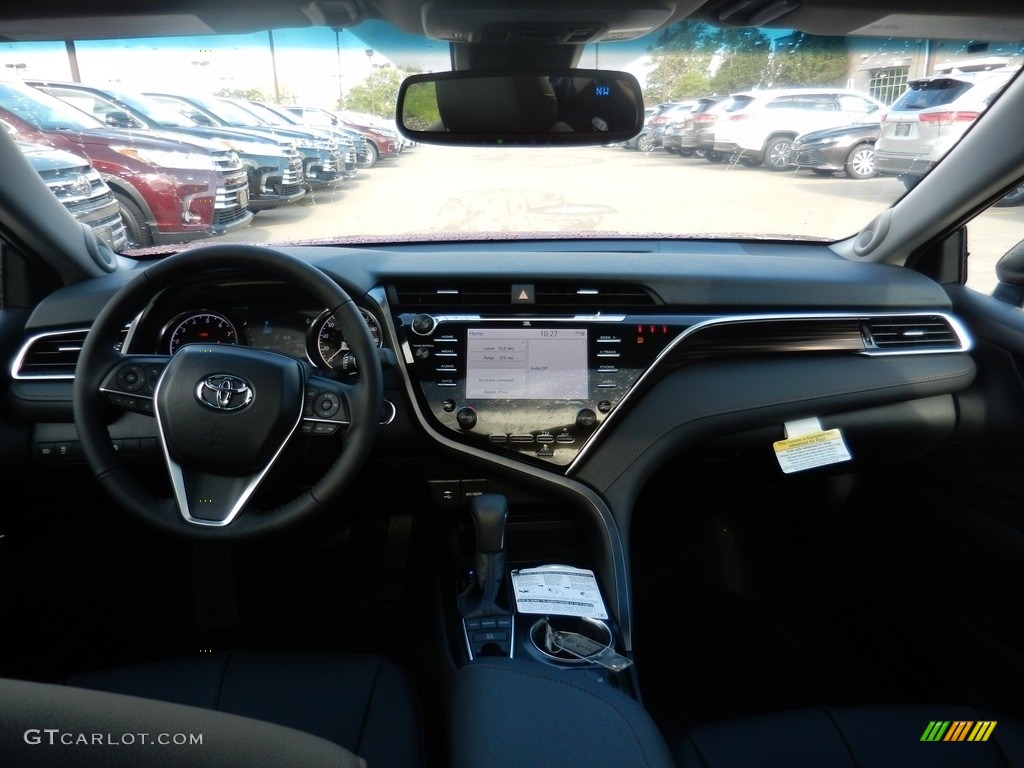 2018 Camry XLE V6 - Ruby Flare Pearl / Black photo #5