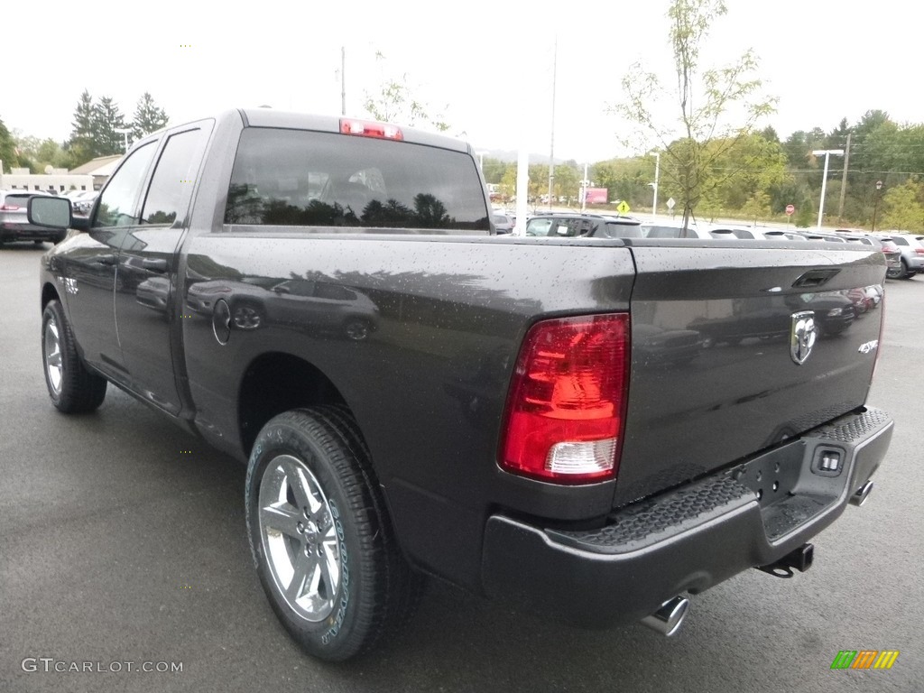 2018 1500 Express Quad Cab 4x4 - Granite Crystal Metallic / Black/Diesel Gray photo #3