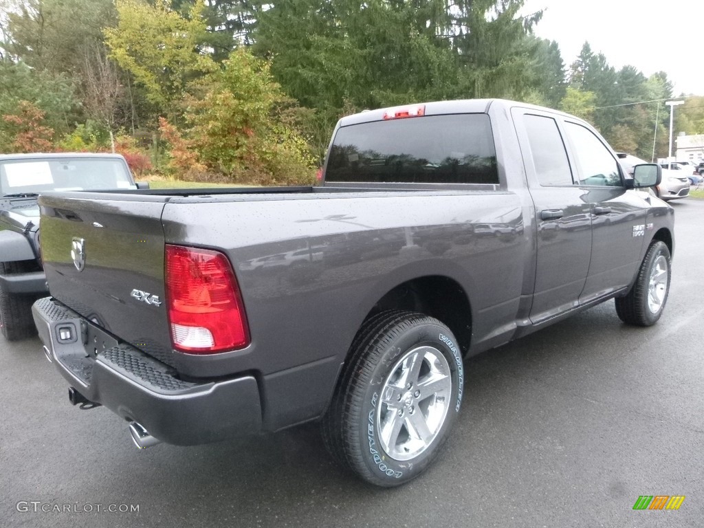 2018 1500 Express Quad Cab 4x4 - Granite Crystal Metallic / Black/Diesel Gray photo #5