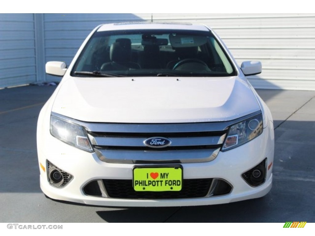 2012 Fusion Sport - White Platinum Tri-Coat / Sport Red photo #2