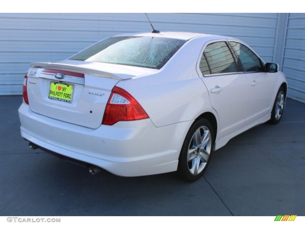 2012 Fusion Sport - White Platinum Tri-Coat / Sport Red photo #10