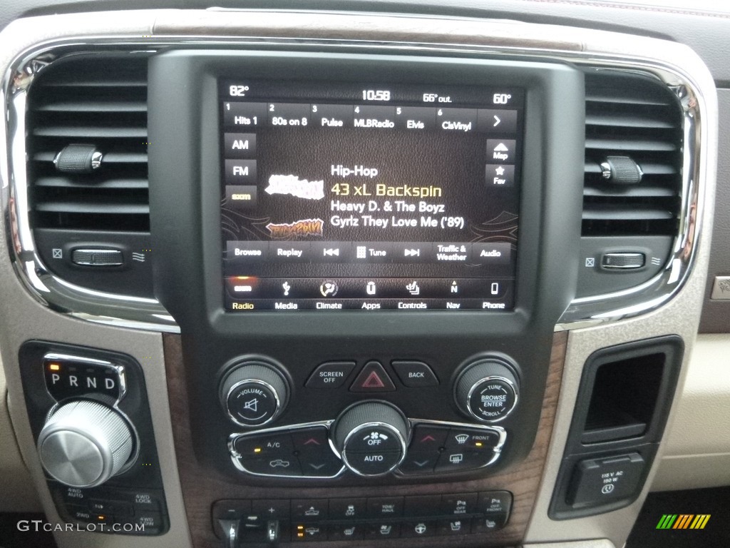 2018 Ram 1500 Laramie Longhorn Crew Cab 4x4 Controls Photo #123153398