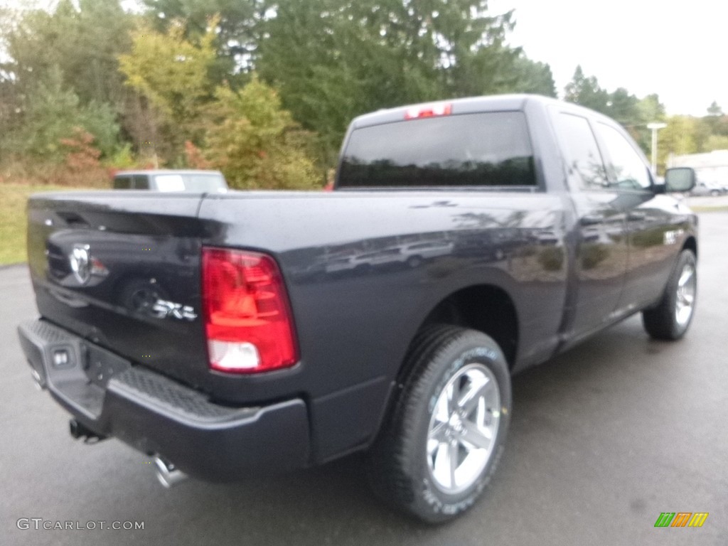 2018 1500 Express Quad Cab 4x4 - Maximum Steel Metallic / Black/Diesel Gray photo #5