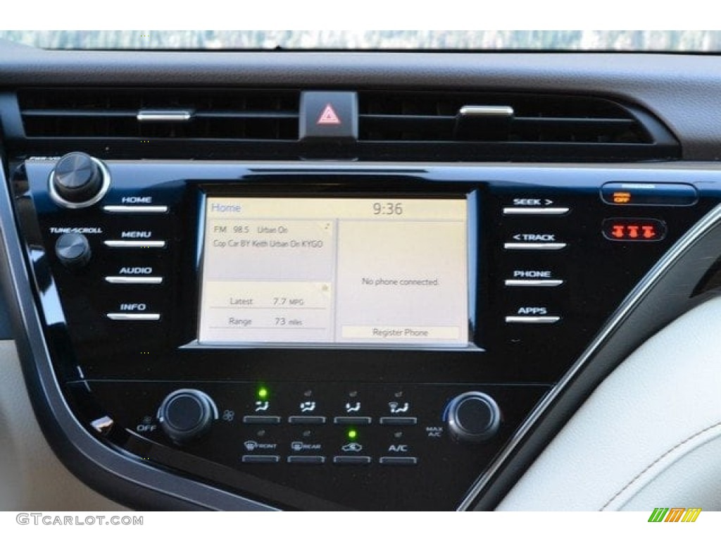 2018 Camry LE - Blue Crush Metallic / Ash photo #6