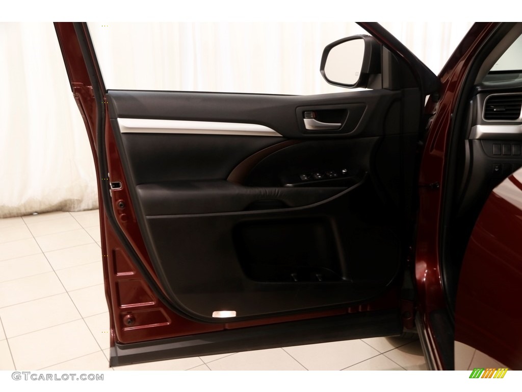 2015 Highlander XLE AWD - Ooh La La Rouge Mica / Black photo #4