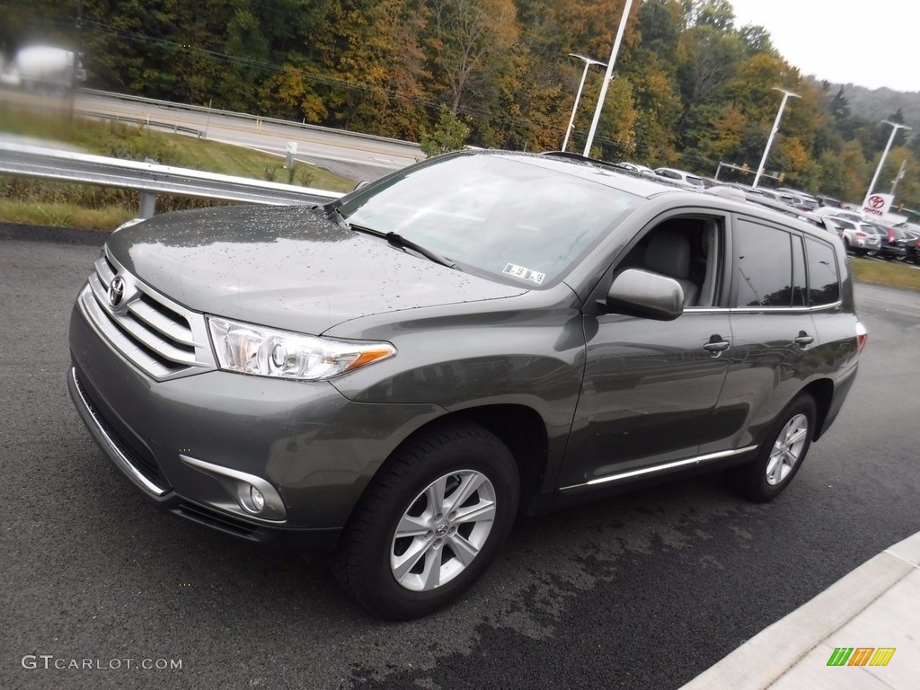 2012 Highlander SE 4WD - Cypress Green Pearl / Ash photo #6