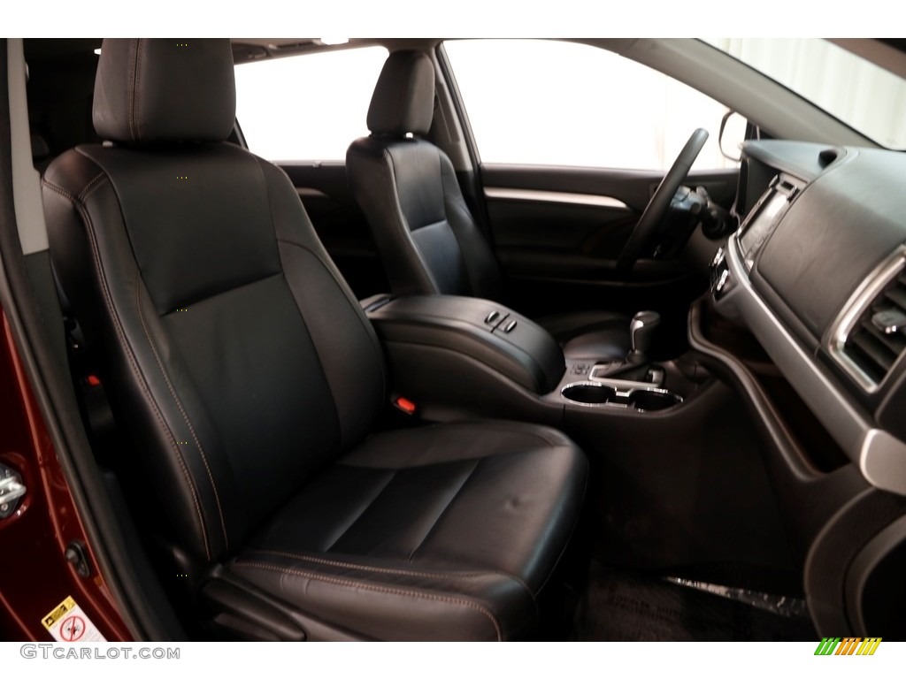 2015 Highlander XLE AWD - Ooh La La Rouge Mica / Black photo #13