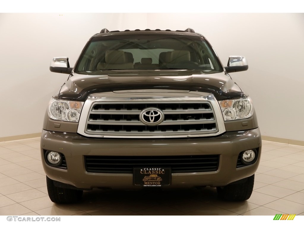 2012 Sequoia Limited 4WD - Pyrite Mica / Sand Beige photo #2