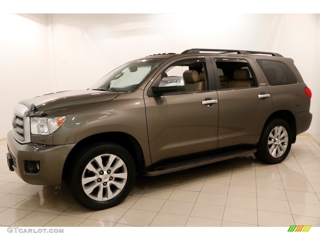 2012 Sequoia Limited 4WD - Pyrite Mica / Sand Beige photo #3