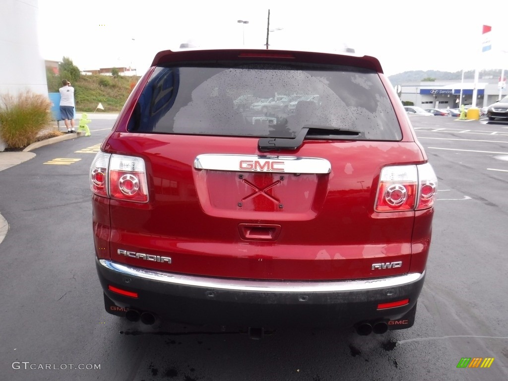 2011 Acadia SLT AWD - Red Jewel Tintcoat / Cashmere photo #10