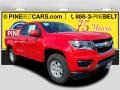 Red Hot 2018 Chevrolet Colorado WT Extended Cab 4x4