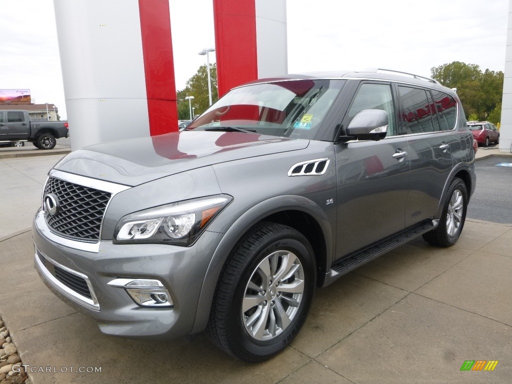 Graphite Shadow 2017 Infiniti QX80 AWD Exterior Photo #123162141