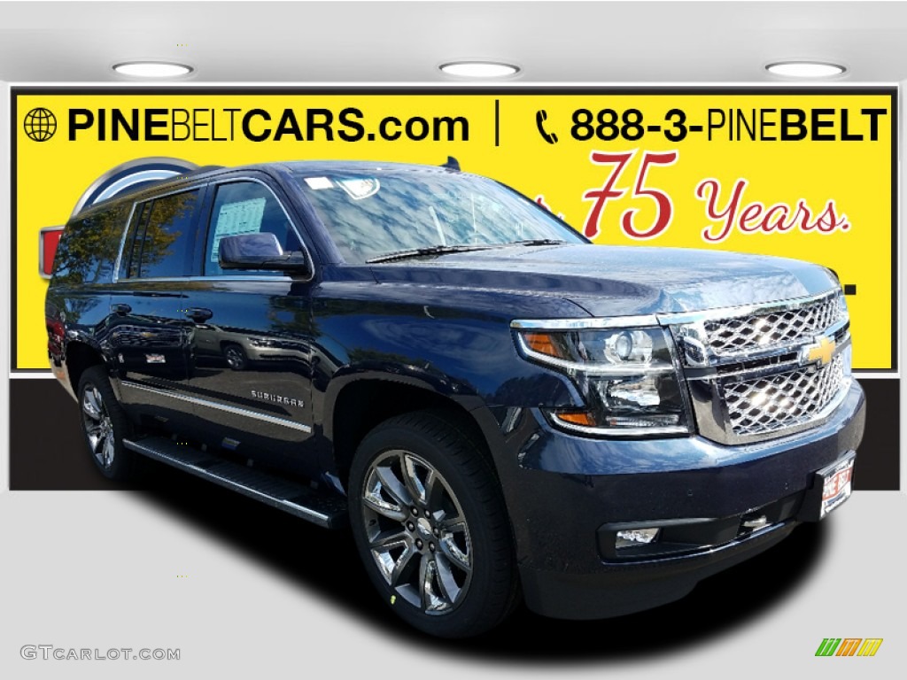 2018 Suburban LT 4WD - Blue Velvet Metallic / Jet Black photo #1