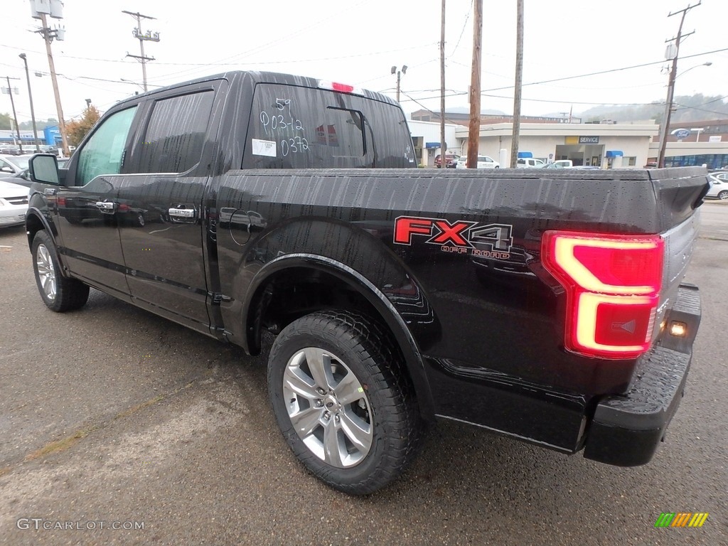 2018 F150 Platinum SuperCrew 4x4 - Shadow Black / Black photo #4