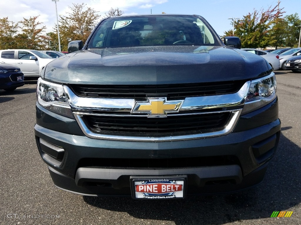 2018 Colorado WT Extended Cab 4x4 - Graphite Metallic / Jet Black/Dark Ash photo #2