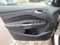 Charcoal Black 2018 Ford Escape Titanium 4WD Door Panel