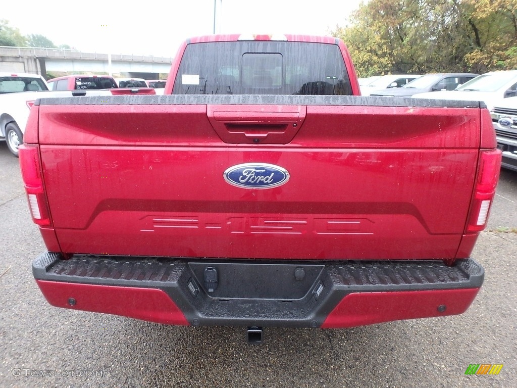 2018 F150 Lariat SuperCrew 4x4 - Ruby Red / Black photo #3