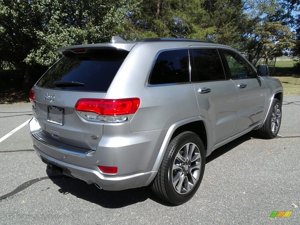 2018 Grand Cherokee Overland 4x4 - Billet Silver Metallic / Black photo #6