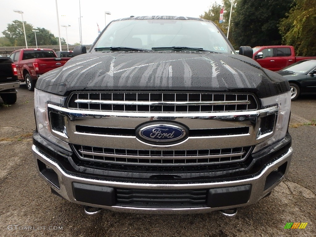 2018 F150 XL SuperCab 4x4 - Shadow Black / Earth Gray photo #7