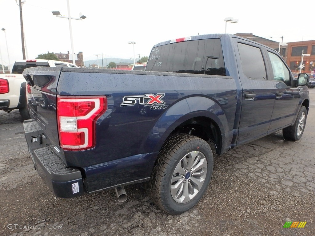 2018 F150 STX SuperCrew 4x4 - Blue Jeans / Earth Gray photo #2