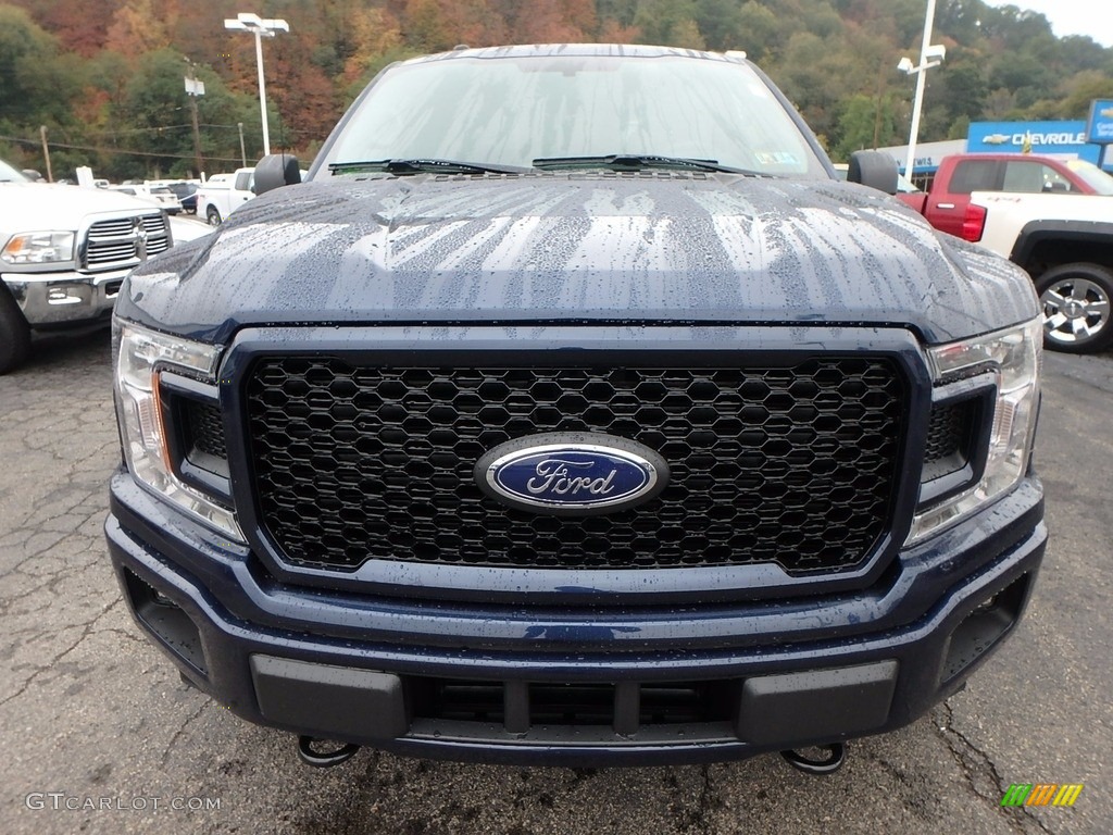 2018 F150 STX SuperCrew 4x4 - Blue Jeans / Earth Gray photo #7