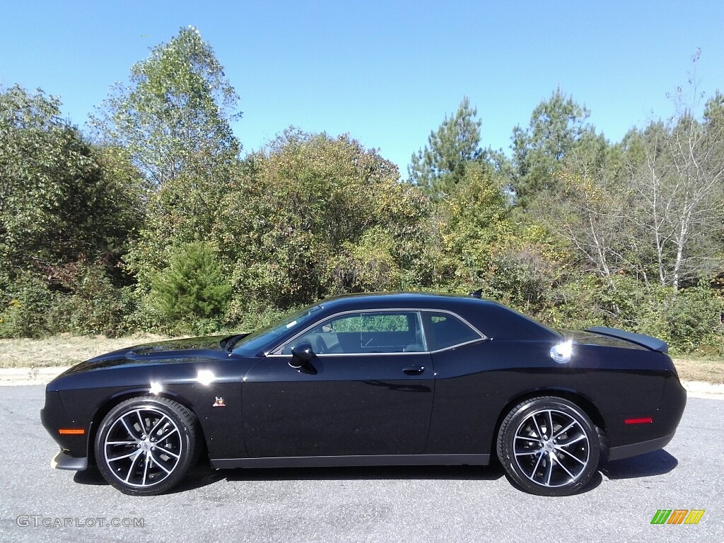 Pitch Black Dodge Challenger