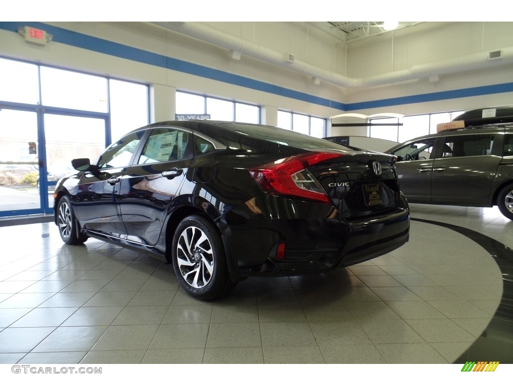 2017 Accord EX Sedan - Crystal Black Pearl / Black photo #4