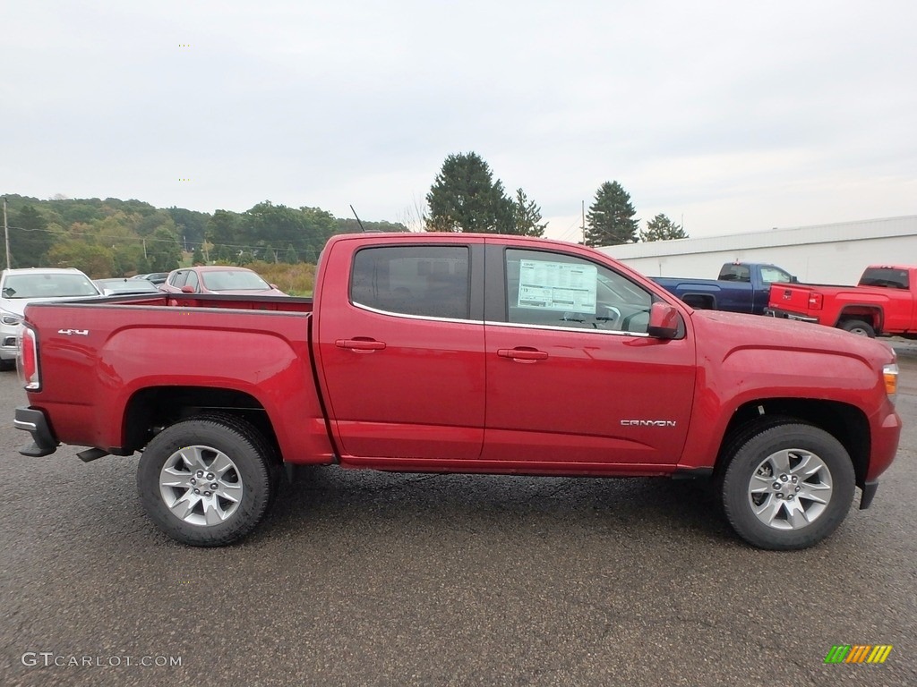 Red Quartz Tintcoat 2018 GMC Canyon SLE Crew Cab 4x4 Exterior Photo #123171372
