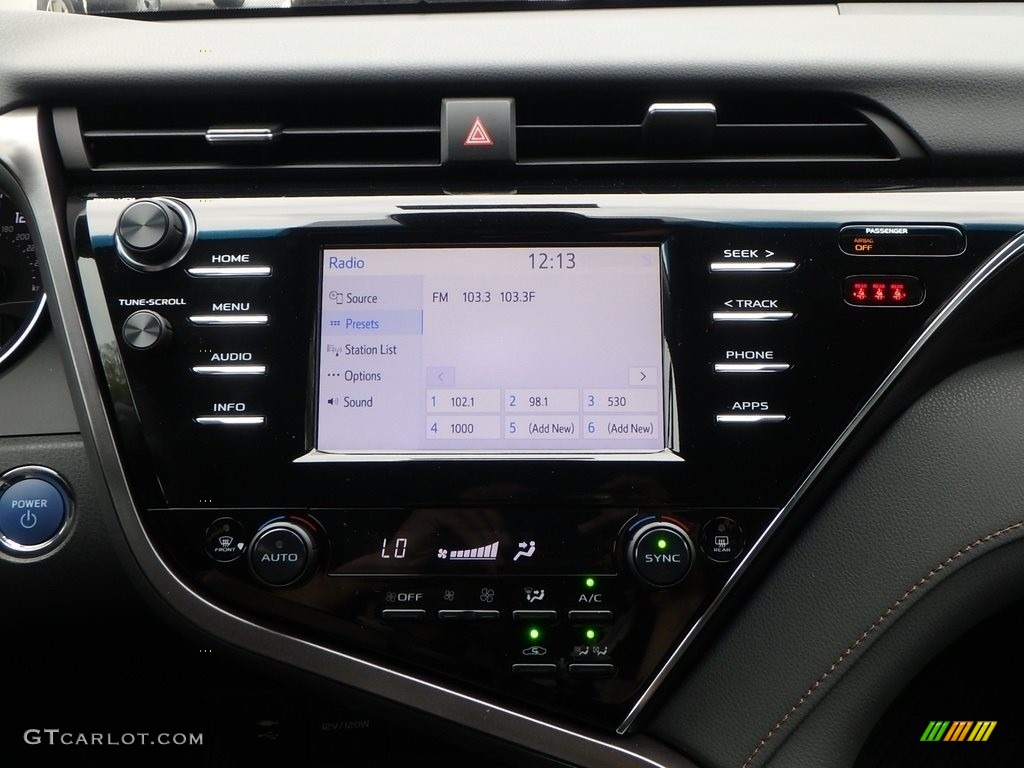 2018 Camry Hybrid LE - Ruby Flare Pearl / Black photo #12