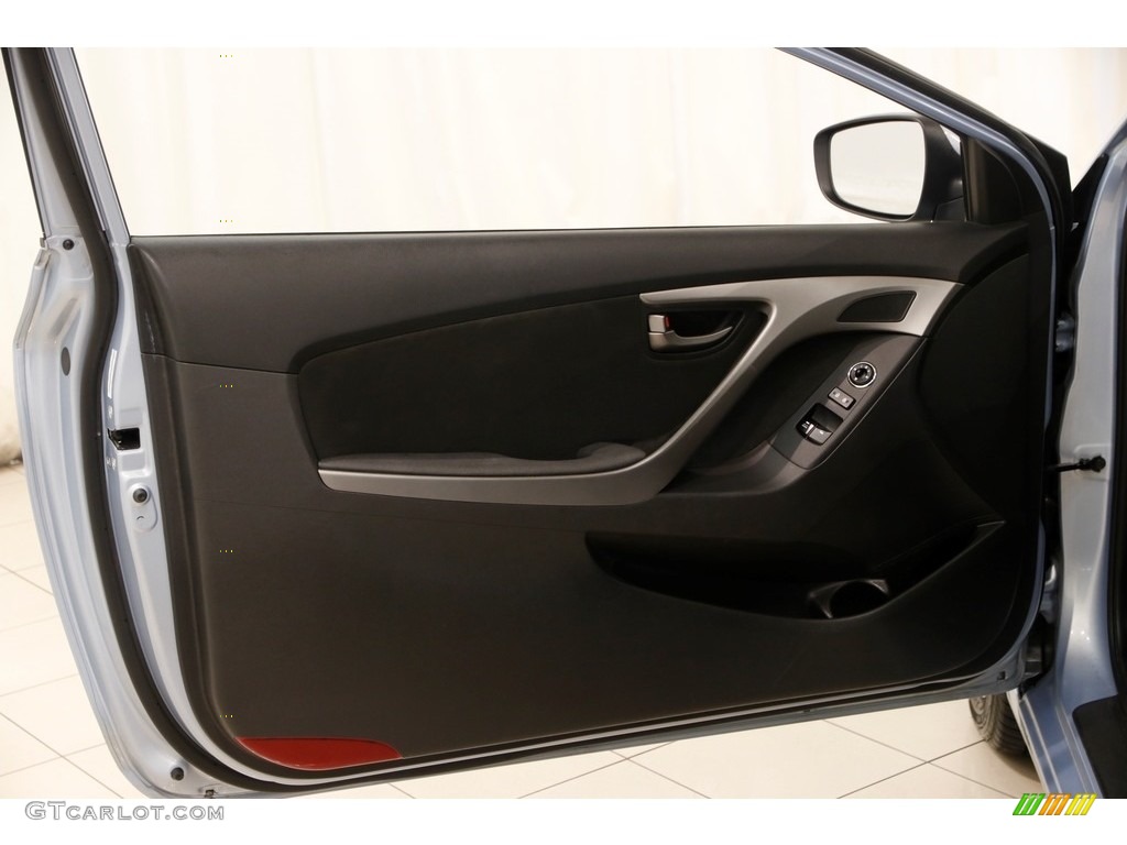 2013 Elantra Coupe GS - Blue Sky Metallic / Gray photo #4