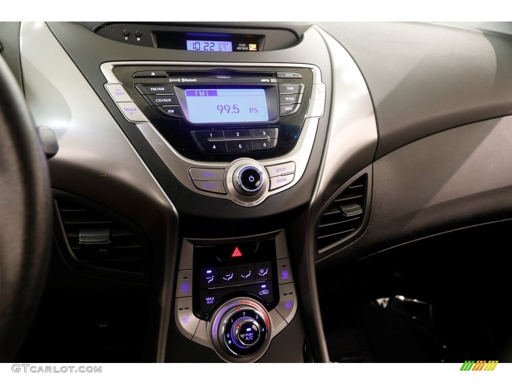 2013 Elantra Coupe GS - Blue Sky Metallic / Gray photo #9