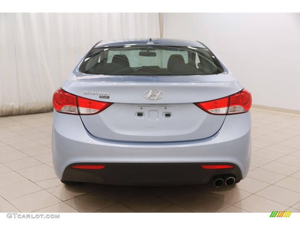 2013 Elantra Coupe GS - Blue Sky Metallic / Gray photo #17