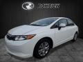 Taffeta White - Civic LX Sedan Photo No. 3