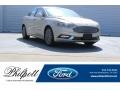 2017 White Gold Ford Fusion SE  photo #1