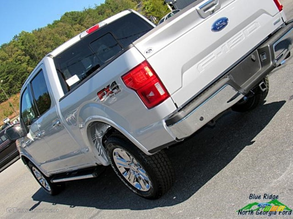 2018 F150 Lariat SuperCrew 4x4 - Ingot Silver / Black photo #36