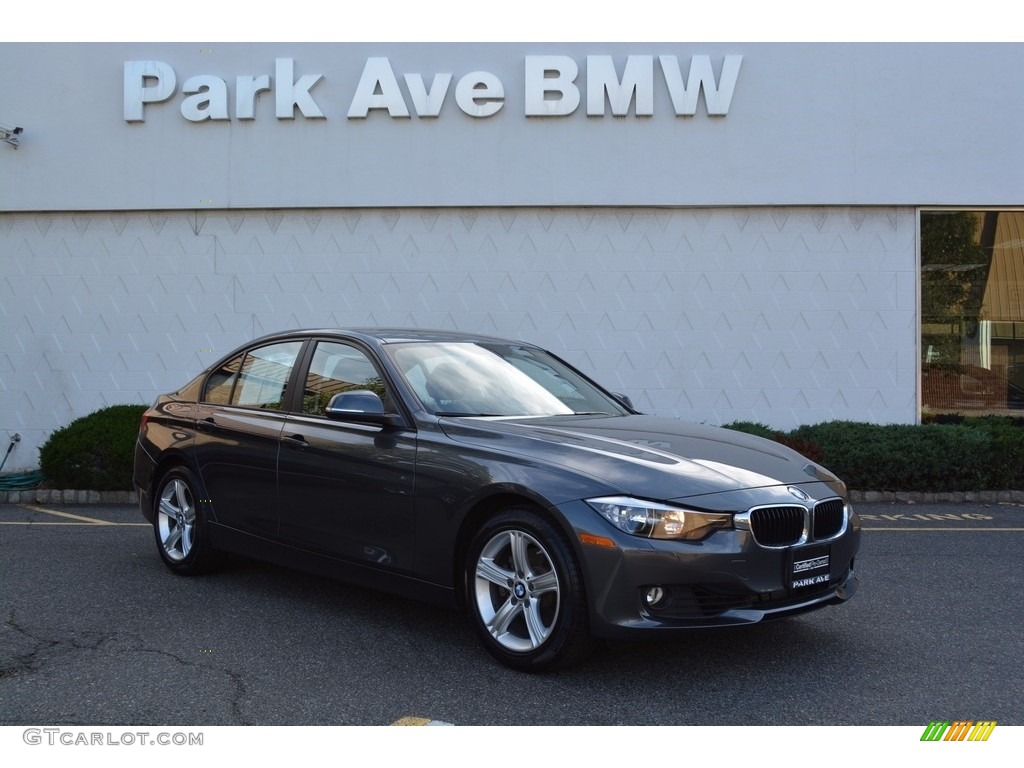 2014 3 Series 328i xDrive Sedan - Mineral Grey Metallic / Black photo #1