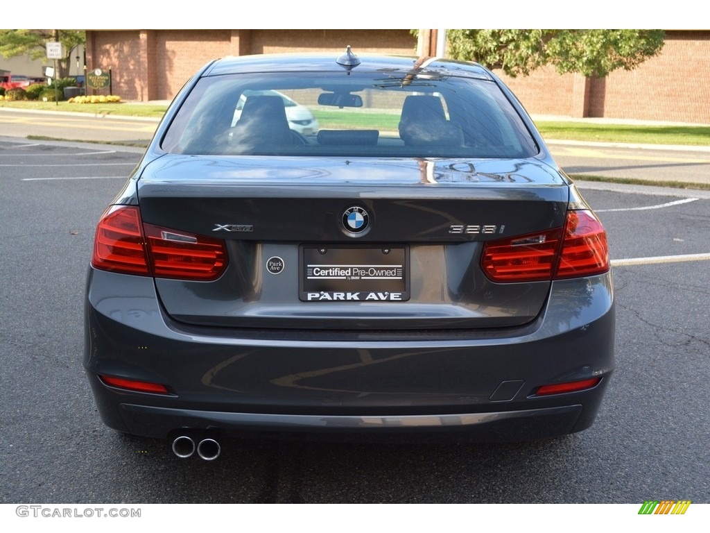 2014 3 Series 328i xDrive Sedan - Mineral Grey Metallic / Black photo #4
