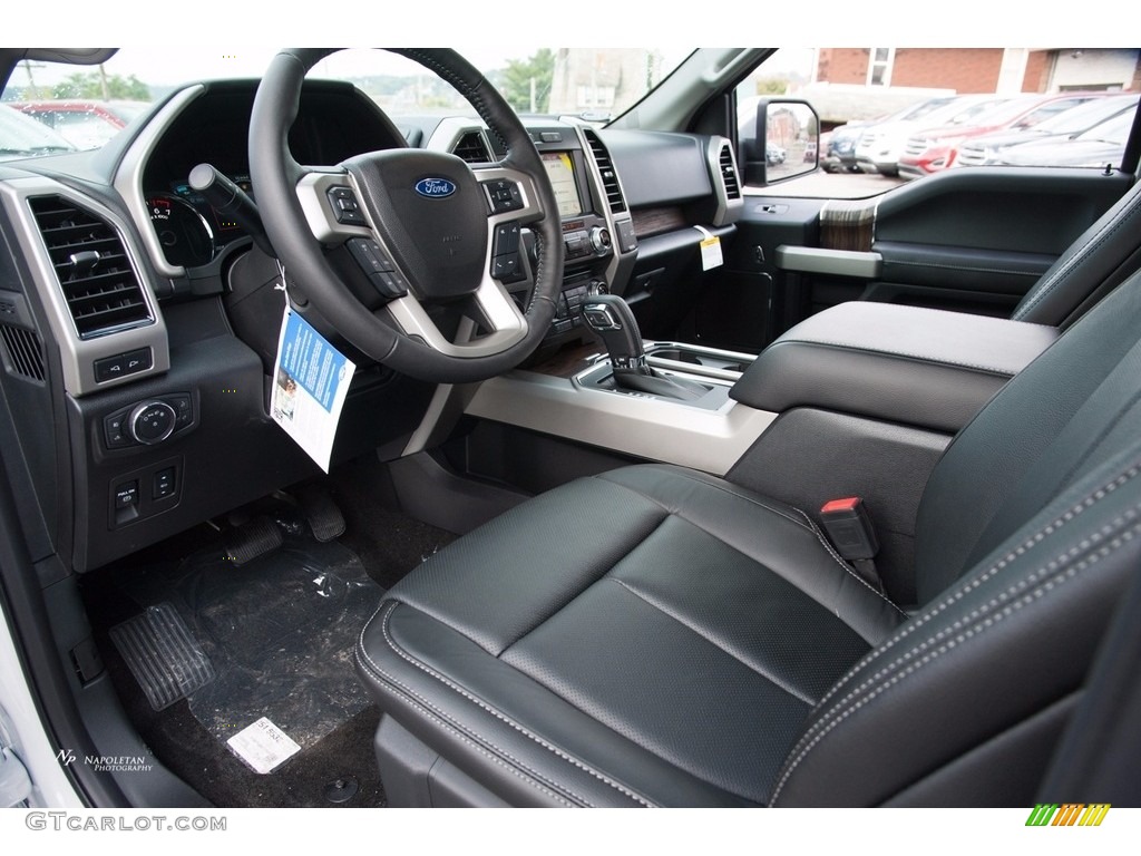 2018 F150 Lariat SuperCrew 4x4 - White Platinum / Black photo #8