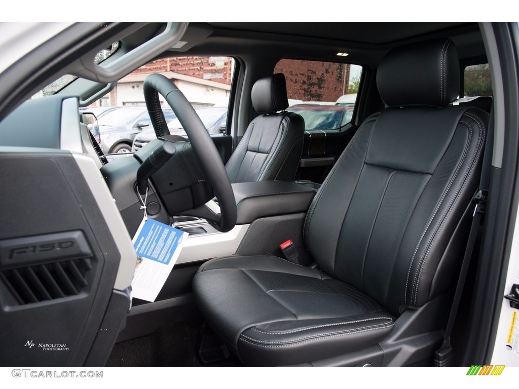 2018 F150 Lariat SuperCrew 4x4 - White Platinum / Black photo #10