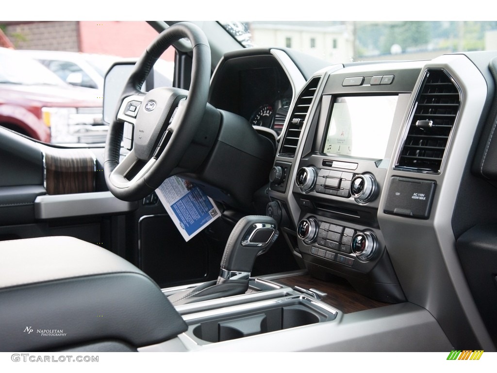 2018 F150 Lariat SuperCrew 4x4 - White Platinum / Black photo #12