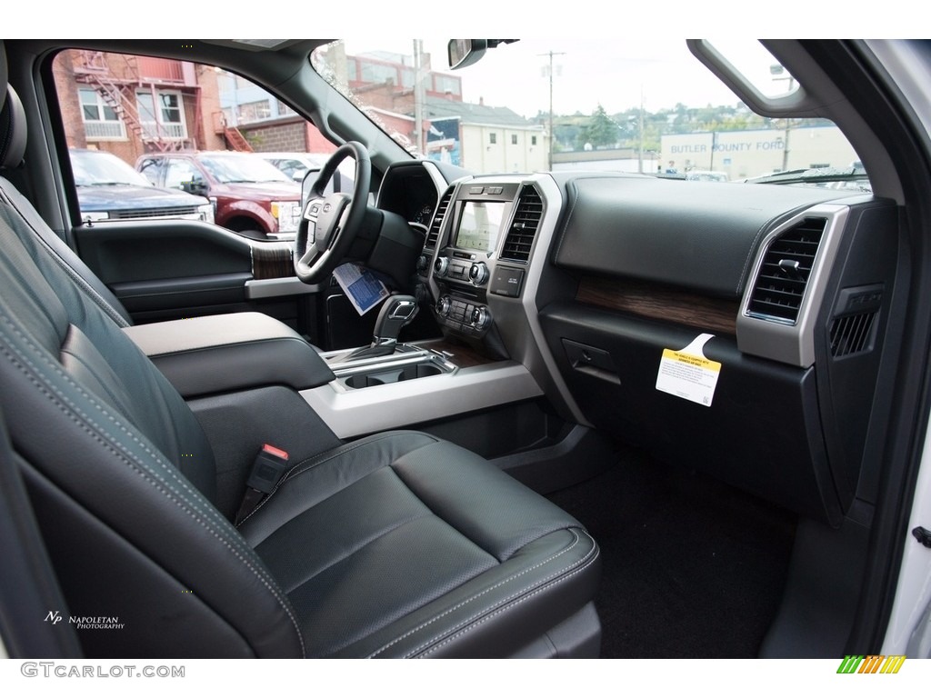 2018 F150 Lariat SuperCrew 4x4 - White Platinum / Black photo #13