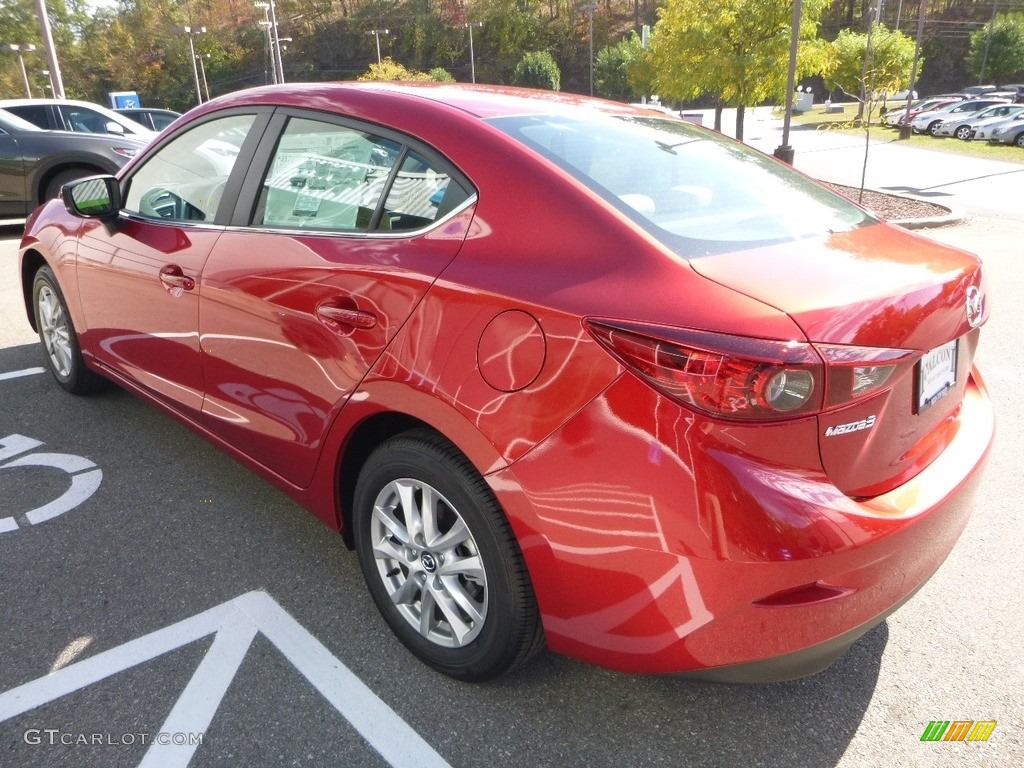 2017 MAZDA3 Sport 4 Door - Soul Red Metallic / Sand photo #6