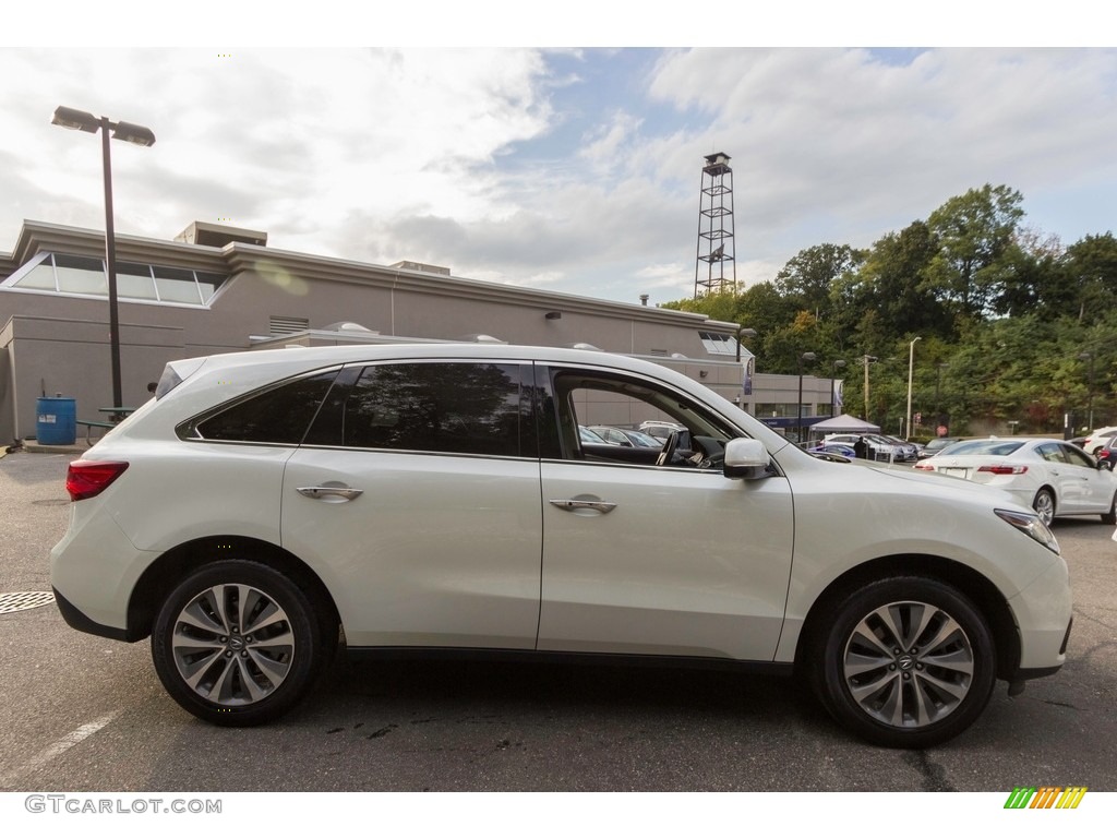 2015 MDX SH-AWD Technology - White Diamond Pearl / Parchment photo #3